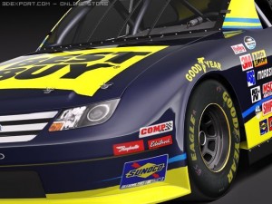 Nascar Taurus Stanley Bestbuy 2010 3D Модель