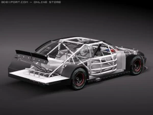 Nascar 2010 Chevrolet Impala SS Cat Godaddy Dupont 3D Model