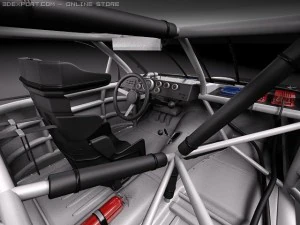 Nascar 2010 Chevrolet Impala SS Cat Godaddy Dupont 3D Model