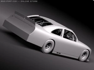 Nascar 2010 Chevrolet Impala SS Cat Godaddy Dupont 3D Model