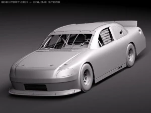 Nascar 2010 Chevrolet Impala SS Cat Godaddy Dupont 3D Model