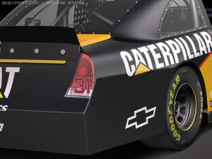 Nascar 2010 Chevrolet Impala SS Cat Godaddy Dupont 3D Model