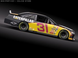 Nascar 2010 Chevrolet Impala SS Cat Godaddy Dupont 3D Model