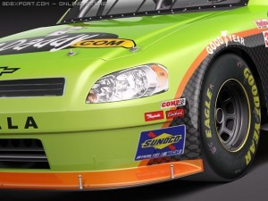 Nascar 2010 Chevrolet Impala SS Cat Godaddy Dupont 3D Model