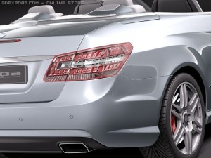 Mercedes-Benz E-class Cabriolet 2011 Modèle 3D