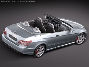 Mercedes-Benz E-class Cabriolet 2011 Modèle 3D