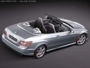 Mercedes-Benz E-class Cabriolet 2011 3D Model