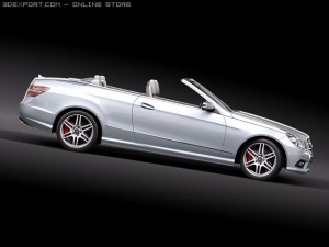 Mercedes-Benz E-class Cabriolet 2011 Modèle 3D