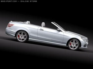 Mercedes-Benz E-class Cabriolet 2011 3D Model