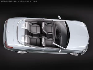 Mercedes-Benz E-class Cabriolet 2011 3D Model