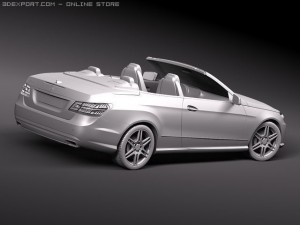 Mercedes-Benz E-class Cabriolet 2011 Modèle 3D