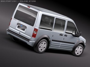 Tourneo Connect Minivan 2005-2010 Modèle 3D