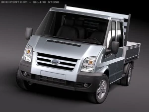Transit FT 350 Pickup 3D Model