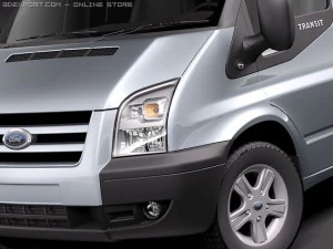 Transit FT 350 Pickup 3D Model