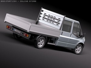 Transit FT 350 Pickup 3D 模型