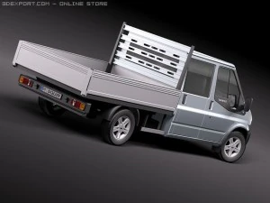 Transit FT 350 Pickup 3D Model