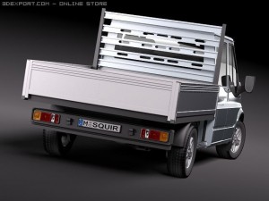 Transit FT 350 Pickup 3D 模型