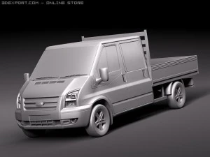Transit FT 350 Pickup 3D Model