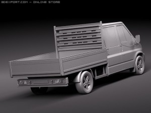 Transit FT 350 Pickup 3D 模型