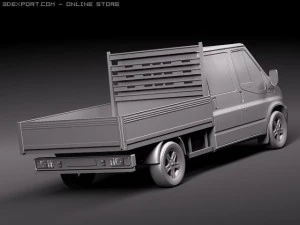 Transit FT 350 Pickup 3D Model