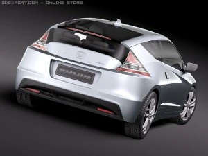 Honda CRZ 2011 3D Model