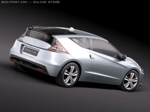 Honda CRZ 2011 3D Model