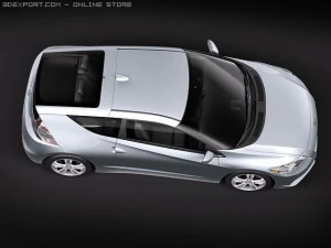 Honda CRZ 2011 3D Model