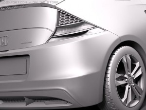 Honda CRZ 2011 3Dモデル