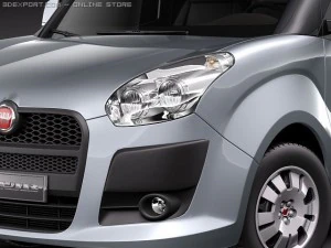 Fiat Doblo 2010 3D Model
