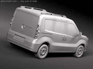 Fiat Doblo 2010 3D Model