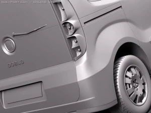 Fiat Doblo 2010 3D Model