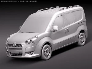 Fiat Doblo 2010 3D Model