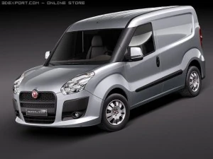 Fiat Doblo Cargo 2010 3D Model