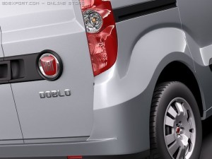 Fiat Doblo Cargo 2010 3D Modell
