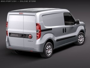 Fiat Doblo Cargo 2010 3D Modell
