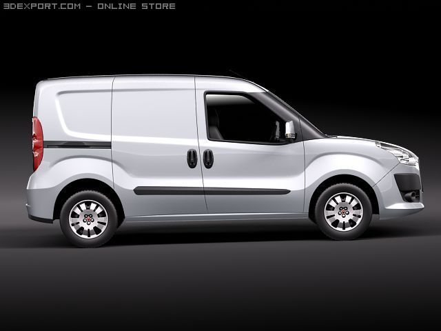 fiat doblo cargo 2010 3D Model