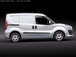 Fiat Doblo Cargo 2010 3D Modell