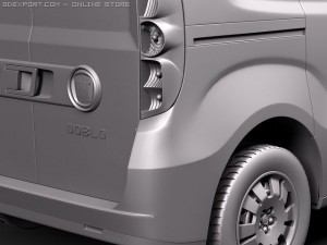 Fiat Doblo Cargo 2010 3D Modell