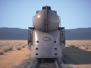 20th century limited hudson train Modelo 3D