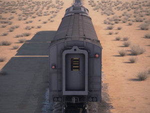 20th century limited hudson train Modelo 3D