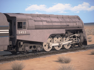 20th century limited hudson train Modelo 3D