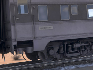 20th century limited hudson train Modelo 3D