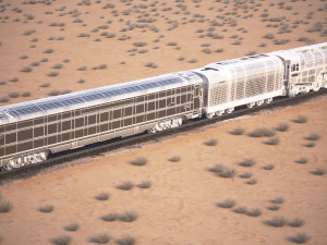 20th century limited hudson train Modelo 3D