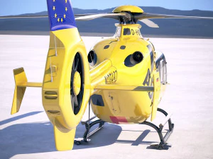 Adac Eurocopter EC135 3D Model