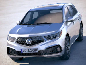 Acura MDX A-spec 2019 3D Model