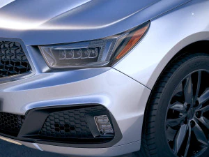 Acura MDX A-spec 2019 3D Model
