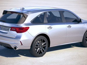 Acura MDX A-spec 2019 Modelo 3D