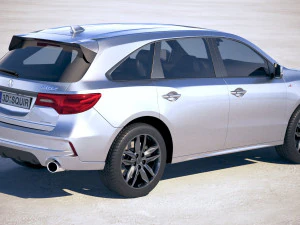 Acura MDX A-spec 2019 3D Model