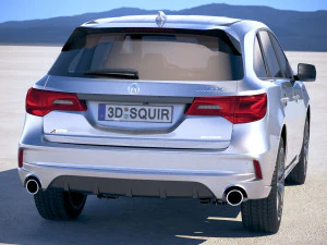 Acura MDX A-spec 2019 3D Model