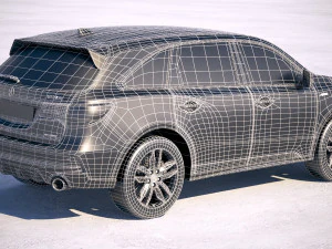 Acura MDX A-spec 2019 3D Model